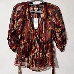 Womens Sheer blouse M
